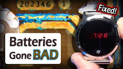 When Batteries Go BAD! Repairing Leaked Battery Corrosion: 